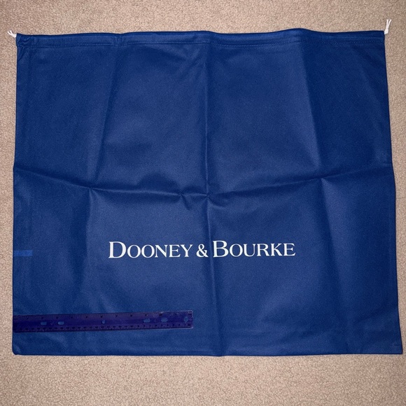 Dooney & Bourke Royal Blue DrawString Storage Bag - Picture 4 of 5